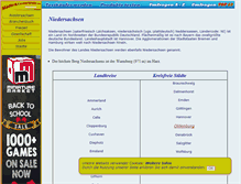 Tablet Screenshot of niedersachsen.stadt-gemeinde.eu